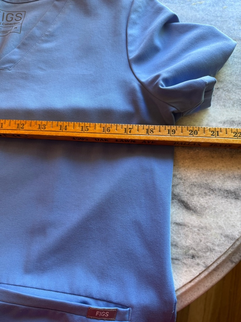 Figs Women's Scrub Set in Periwinkle Blue - Picture 8 of 17